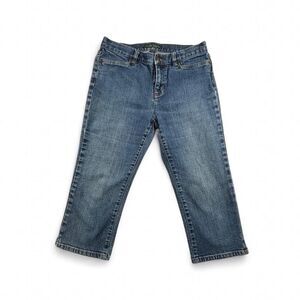 Ralph Lauren Jeans Co Capri Jeans Womens 6 Blue Denim Y2K Cropped Mid Calf